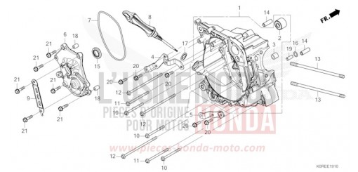 CARTER VILEBREQUIN DROIT SH125ADT de 2026